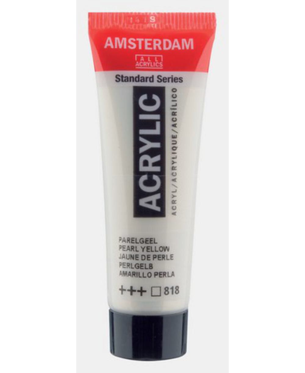 Amsterdam, Acrylic, Art & School, Paint, 20ml, 974510, Pearl Yellow